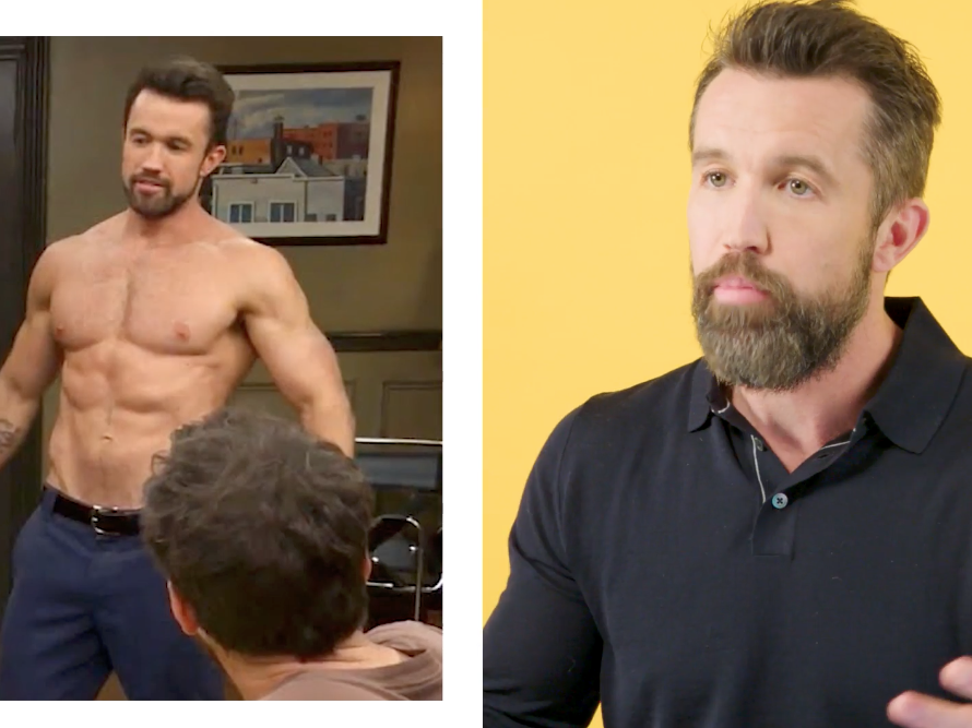 Chase Utley awed by Rob McElhenney's physique as 'It's Always