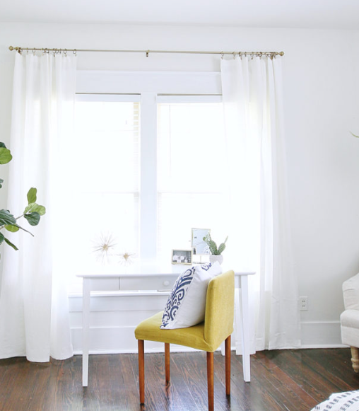 Easy Sew Curtains - At Home With The Barkers