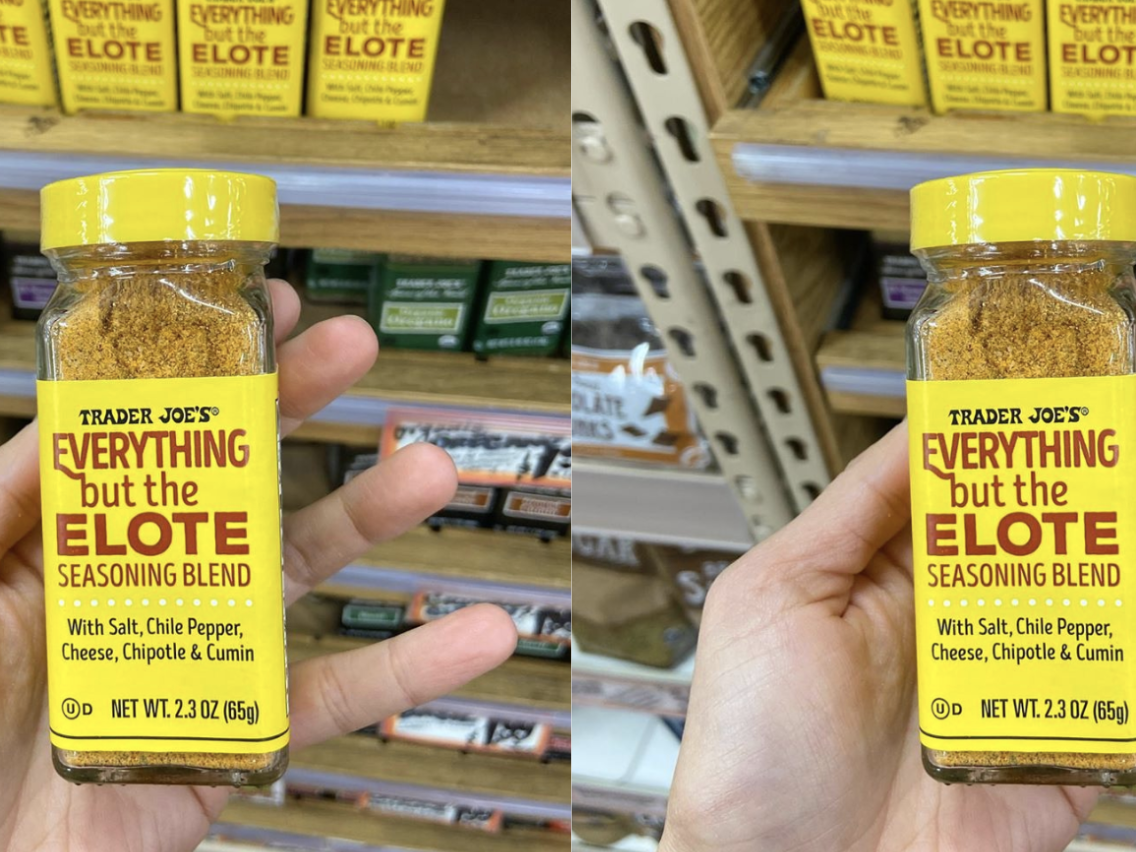 Trader Joe's 'Everything But The Elote' Seasoning Bottles The