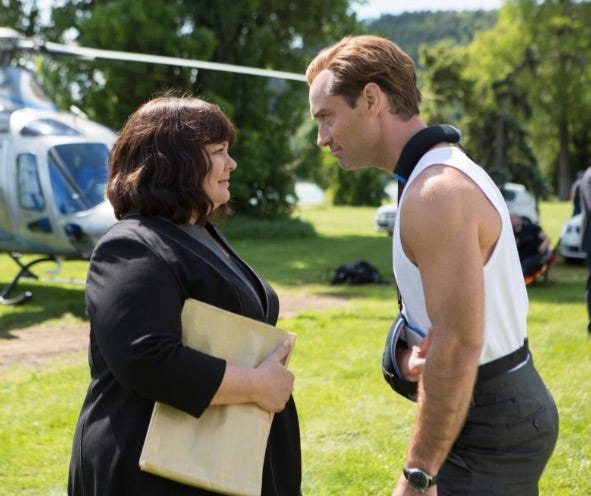 Melissa McCarthy and Jude Law