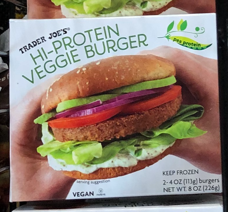 Trader Joe's Hi-Protein Veggie Burger