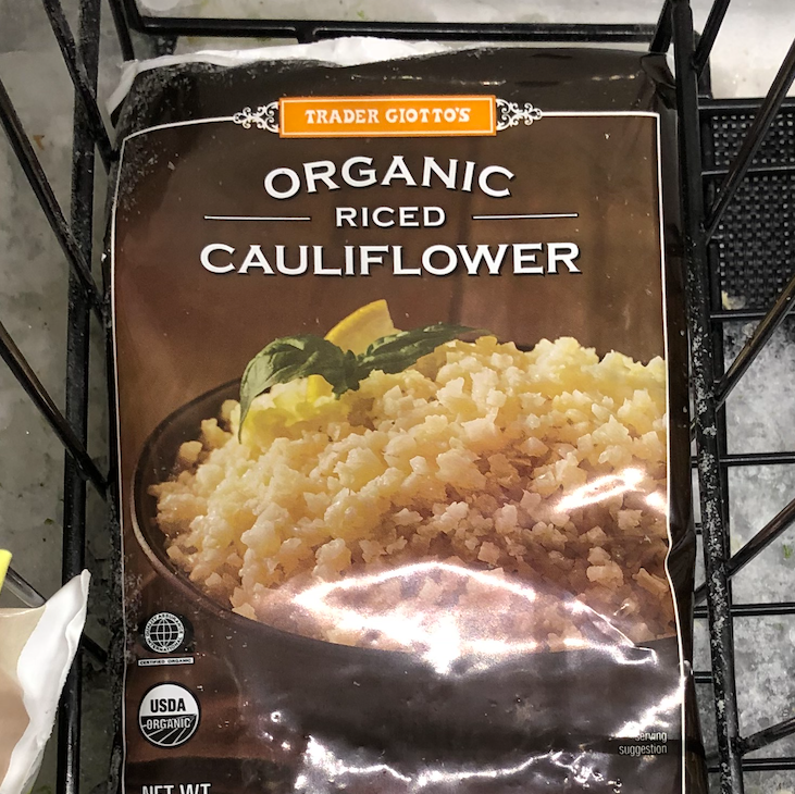 Trader Joe's Organic Riced Cauliflower