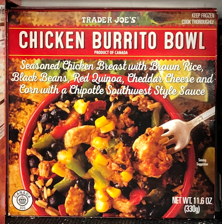 Trader Joe's Chicken Burrito Bowl