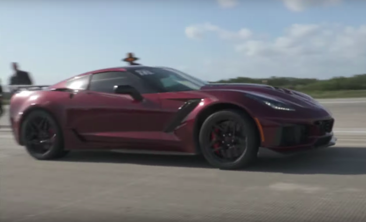 Corvette ZR1 Hits Nearly 200 MPH In Standing Mile