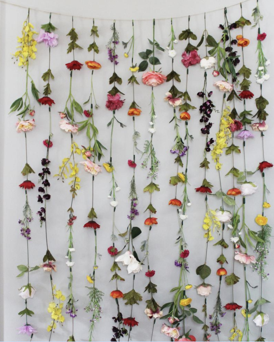 Flower Wall Garlands Are Trending on Pinterest, and You Can DIY ...