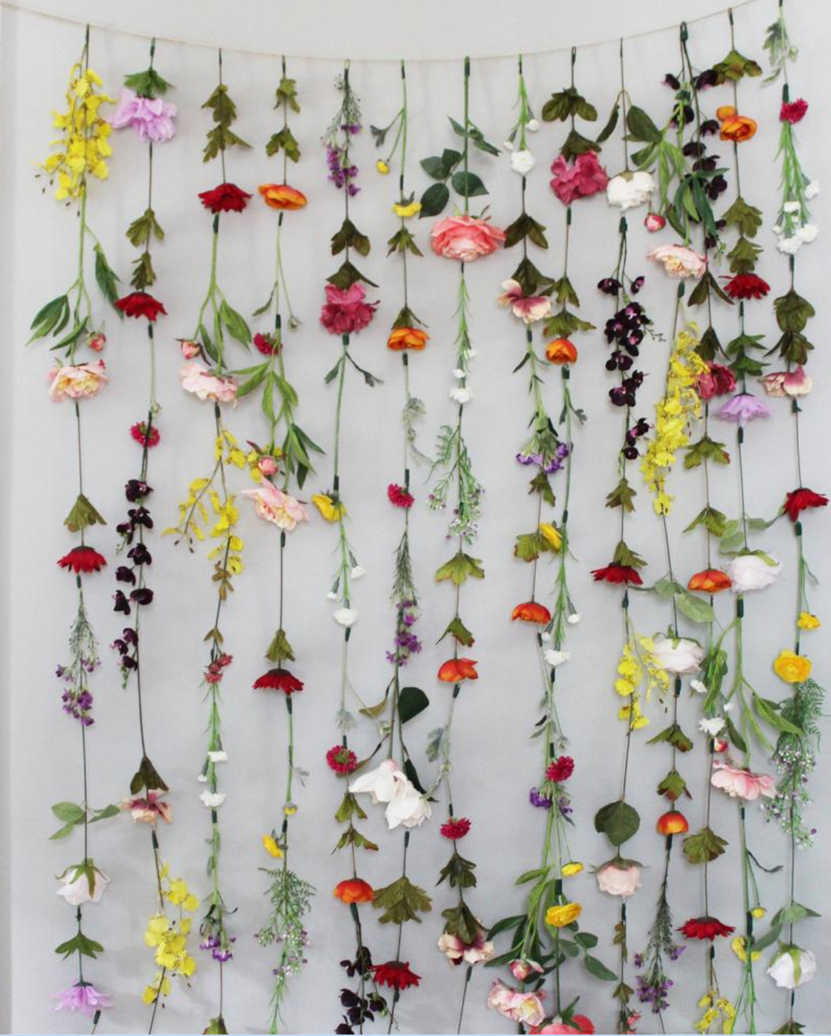 Flower Wall Garlands Are Trending on Pinterest, and You Can DIY Your Own