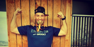 man runs marathon on balcony, women's health uk