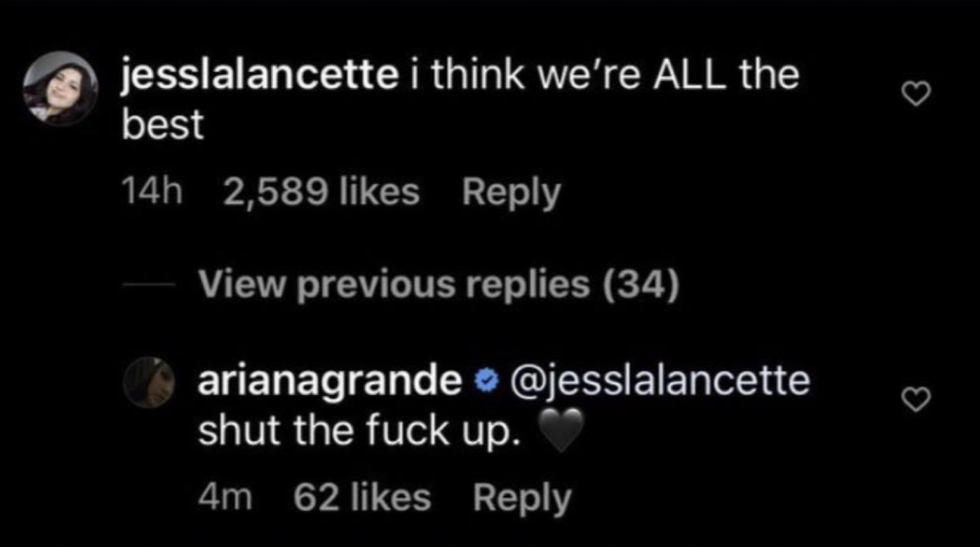 Victoria Justice addresses rumor she's 'jealous' of Ariana Grande