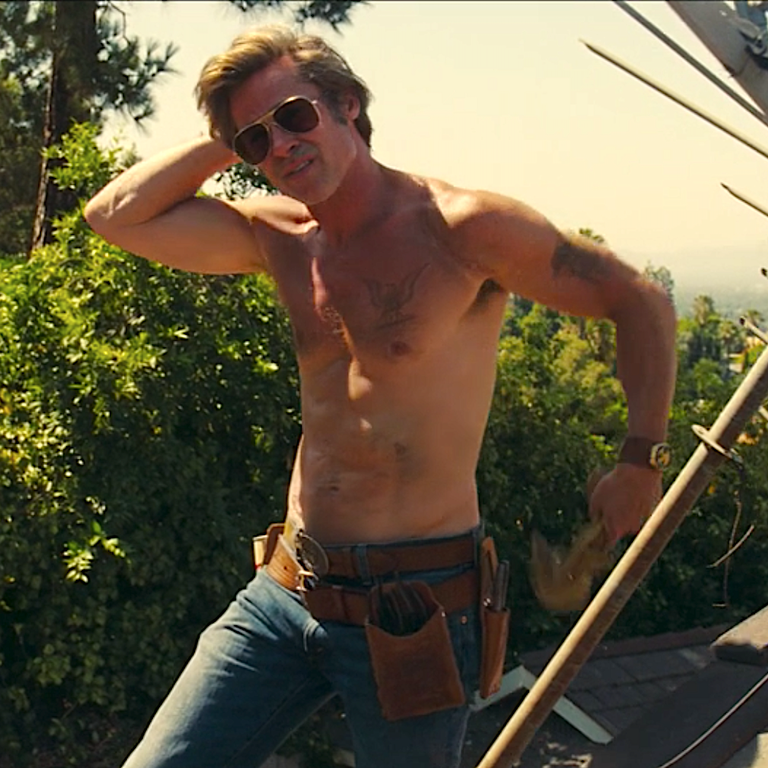 Quentin Tarantino On Directing Brad Pitt's Shirtless Scene in 'OUATIH'