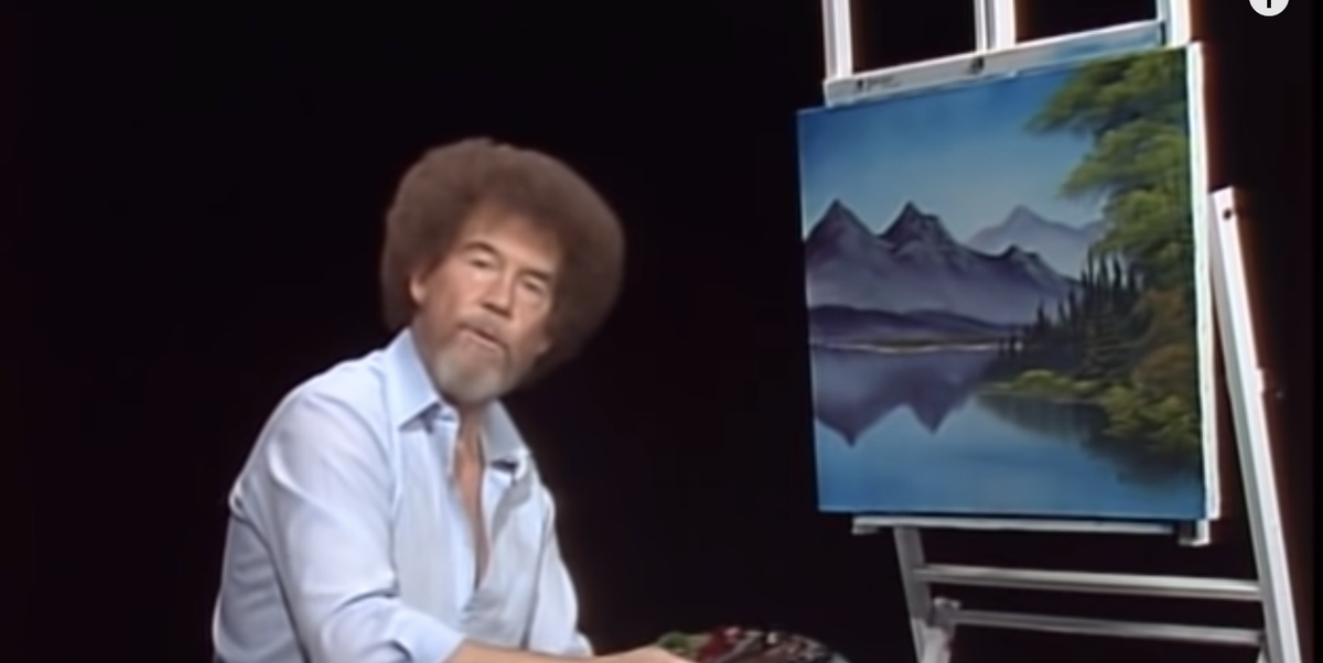 Bob Ross' First Artwork From 'The Joy Of Painting' Show On Sale