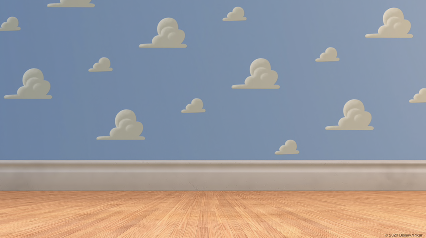 Disney Toy Story Andys Room Wallpaper Roll Blue  DIY at BQ