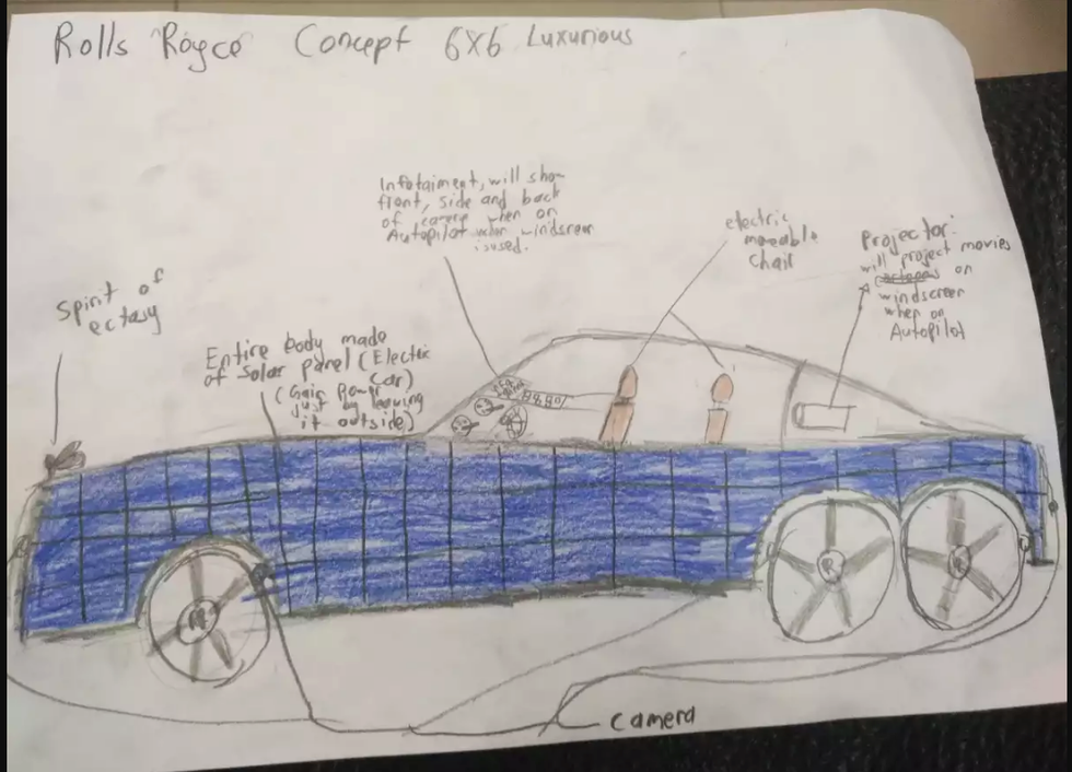 Rolls-Royce Invites Housebound Kids to Design a New Car