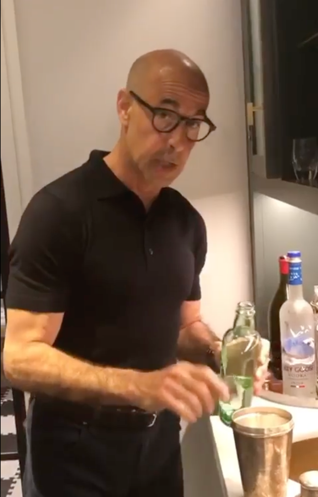 Watch Stanley Tucci Share His Negroni Recipe on Instagram