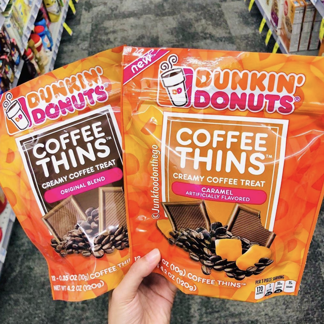 dunkin' donuts coffee thins