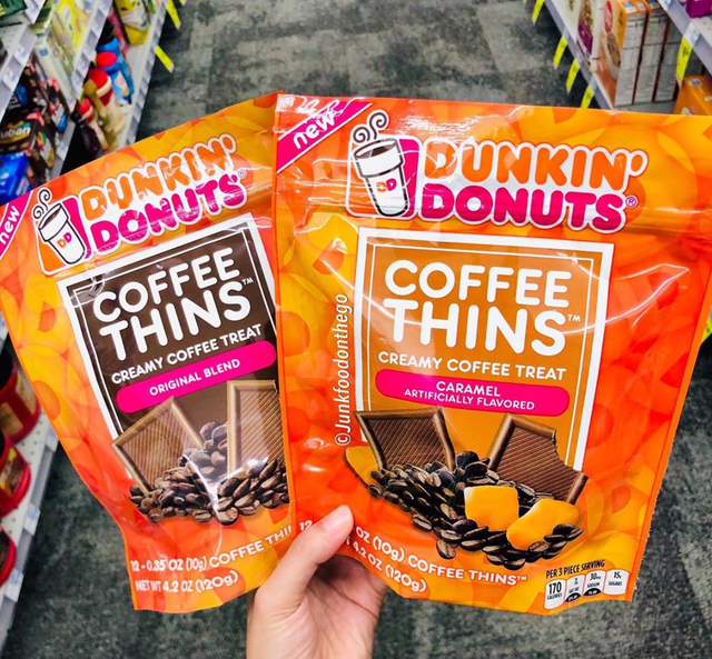 dunkin' donuts coffee thins
