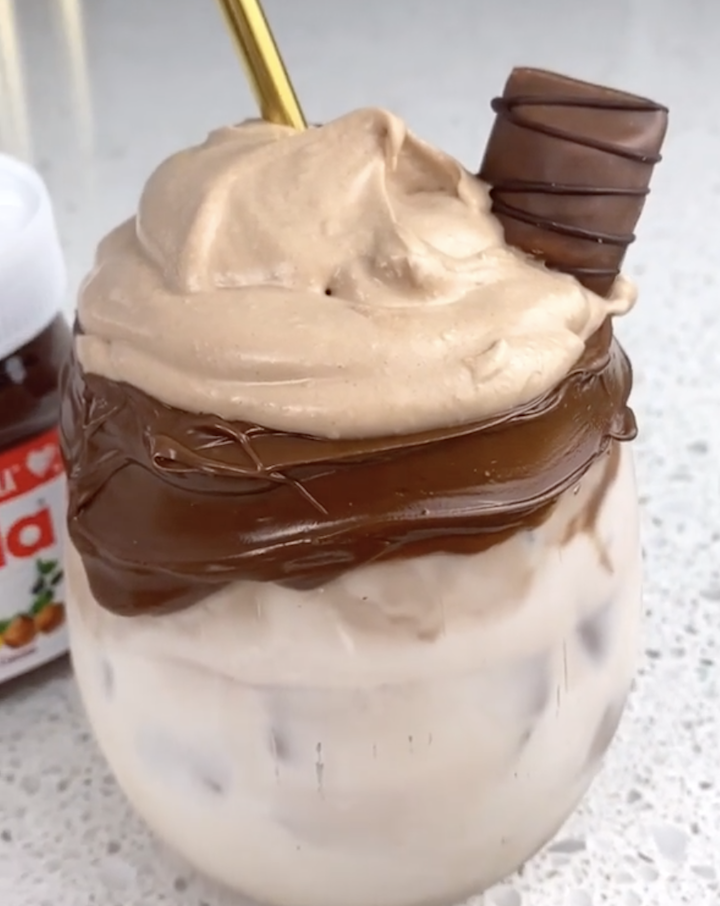 nutella whipped drink