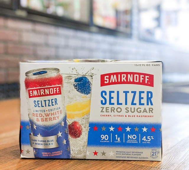 smirnoff zeltzer red white and berry