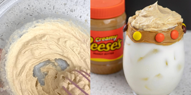 whipped peanut butter milk