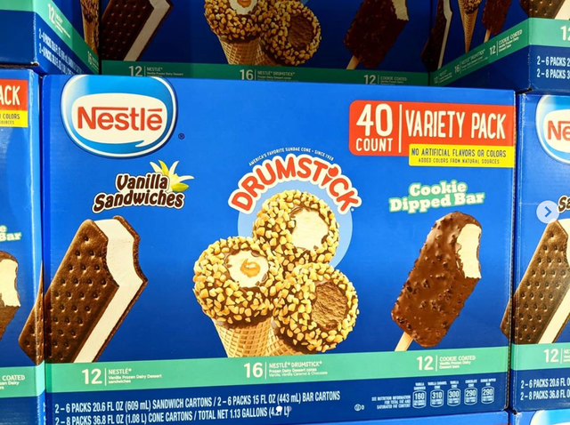 Costco Has A 40-Count Variety Pack Of Ice Cream