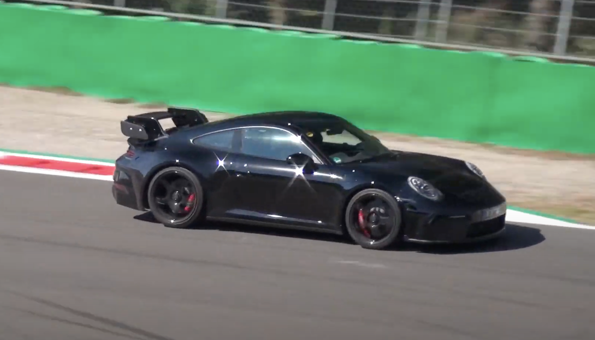 2021 Porsche 911 GT3 and GT3 Touring Spy Shots on Track