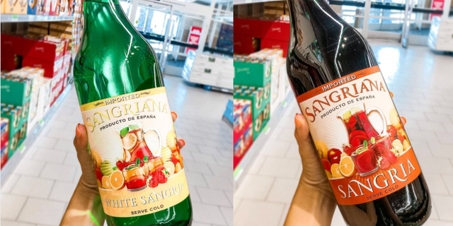 aldi sangriana white red sangria