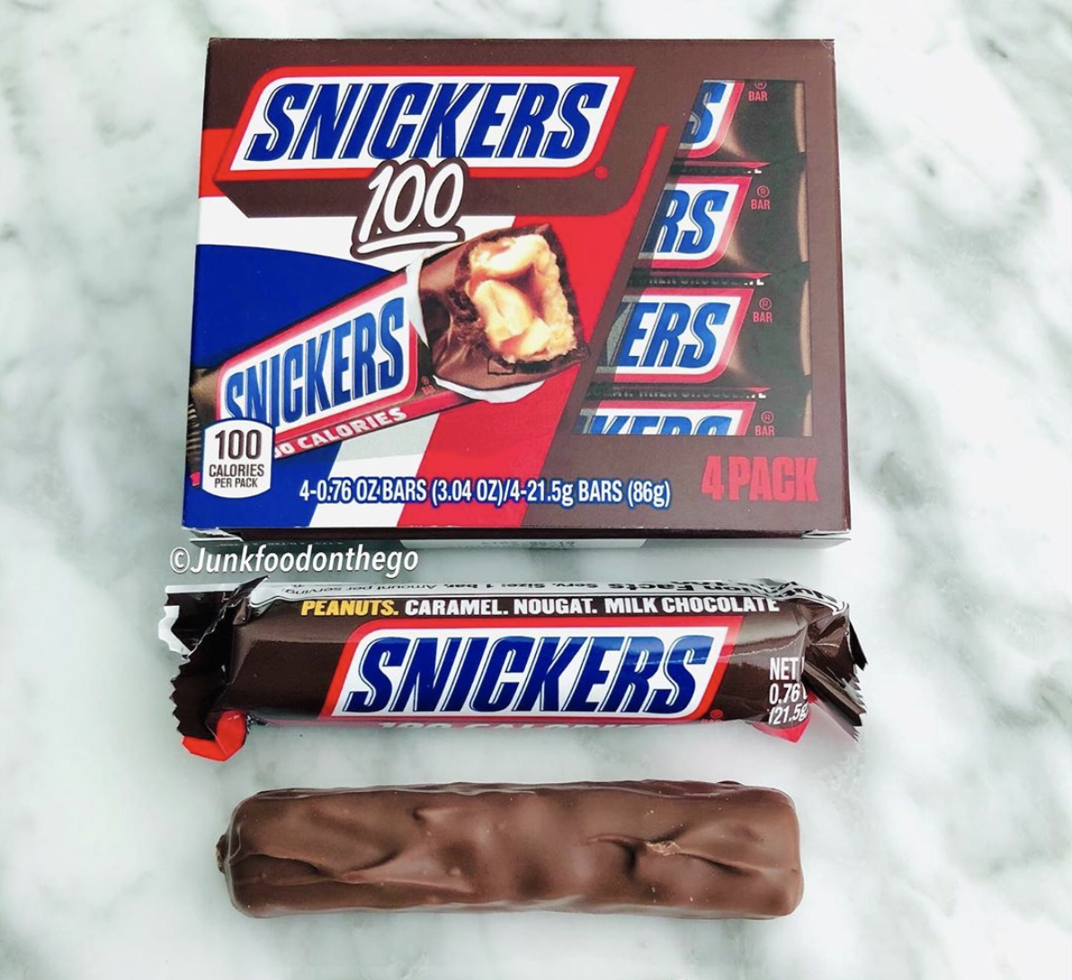 Snickers Now Come In 100 Calorie Candy Bars