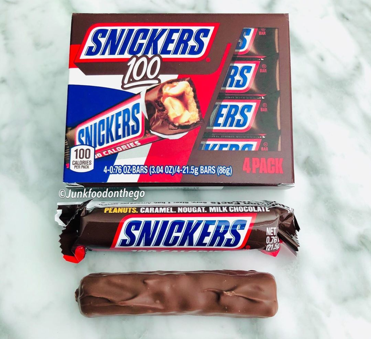 Snickers Now Come In 100 Calorie Candy Bars