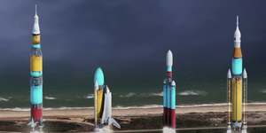 hazegrayart's youtube video shows transparent rocket launches
