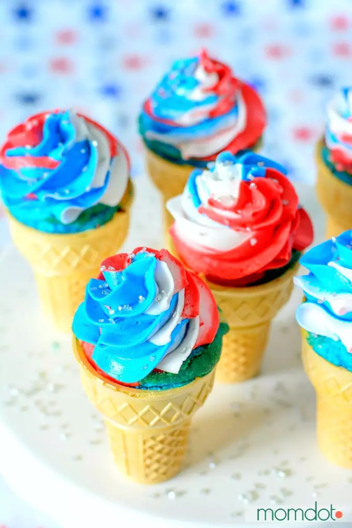 25 Cute 4th of July Cupcake Ideas - Easy Recipes for Fourth of July ...