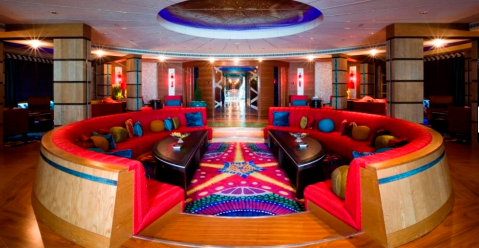 dubai yacht interior