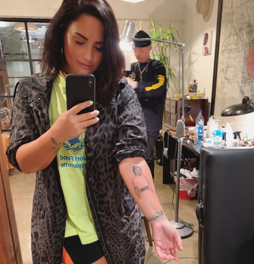 A Guide To Demi Lovatos Tattoos — How Many Tattoos Does Demi Lovato Have 7233