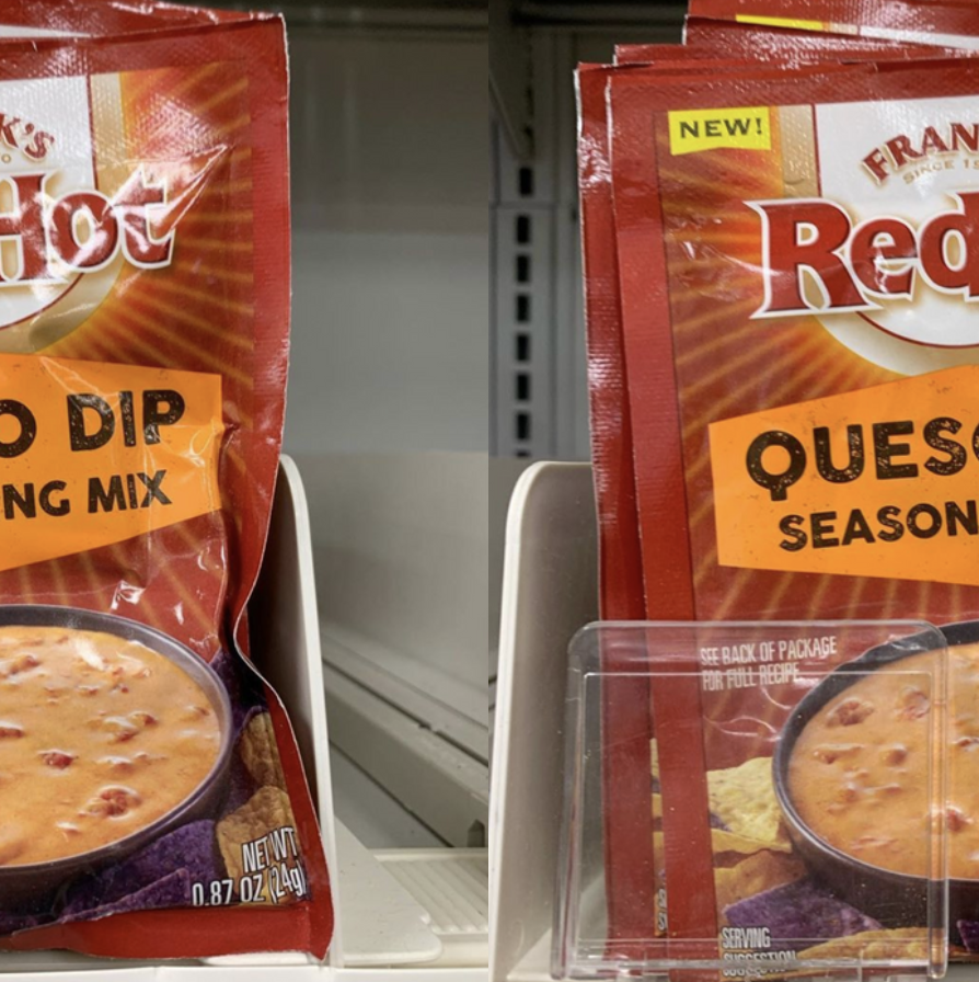Frank's RedHot Queso Dip Seasoning Mix, 0.87 oz, Shop