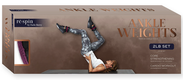re spin by halle berry ankle weights