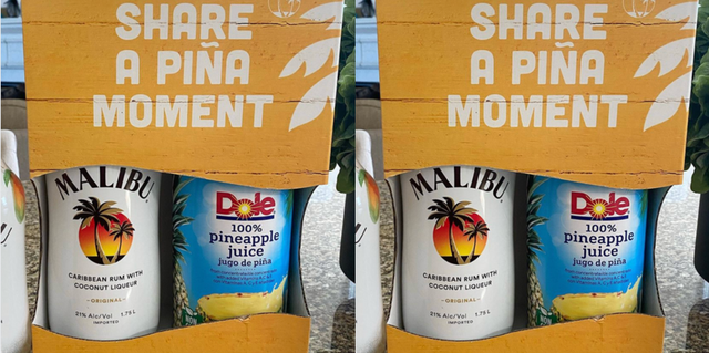 malibu rum dole pineapple juice