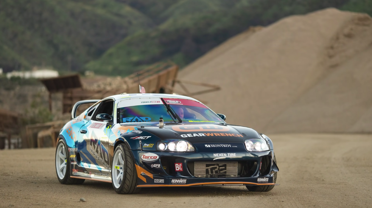 1,033-Horspower Toyota Supra Drift Car Was Built To Slay Tires