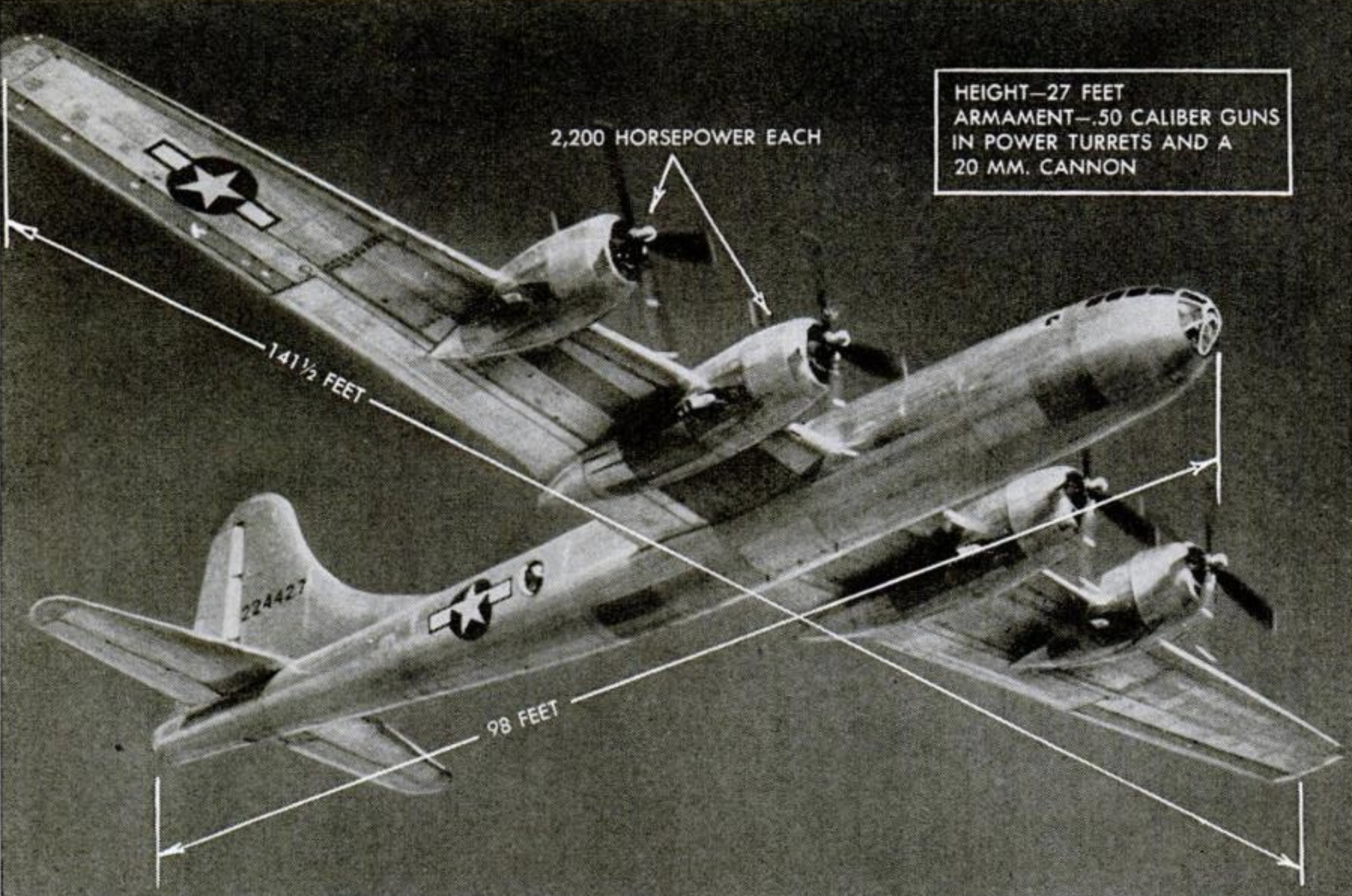 Meet The B-29! | B-29 Test Flight From 1944