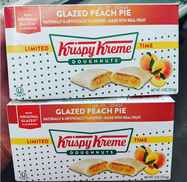 krispy kreme peach pie