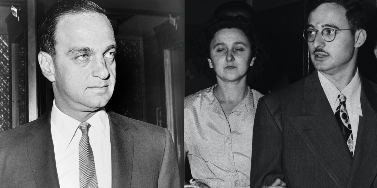 True Story of Roy Cohn, Julius and Ethel Rosenberg in Bully. Coward ...