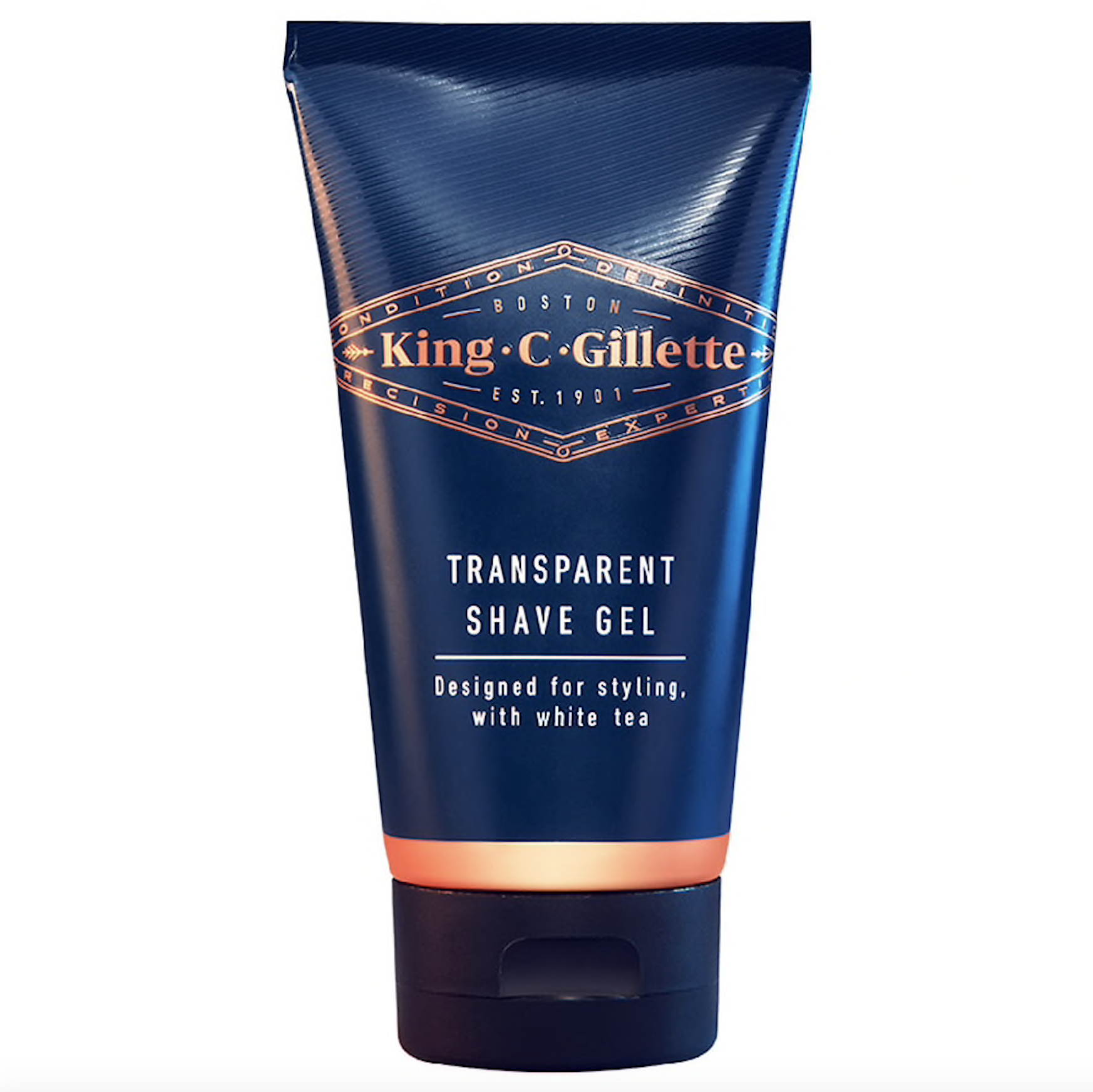 king c gillettemen's transparent shave gel with white tea and argan oil