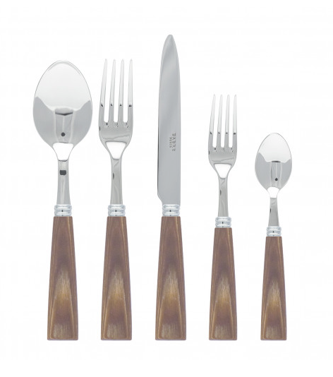 gracious style nature natural wood five piece place setting
