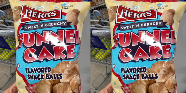 herr's funnel cake snack balls