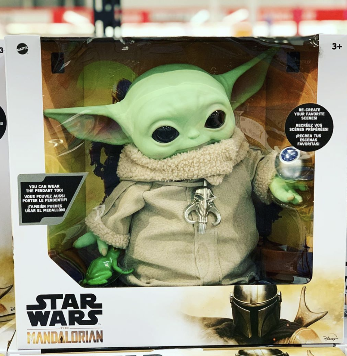 Costco Sells A Baby Yoda Toy Set