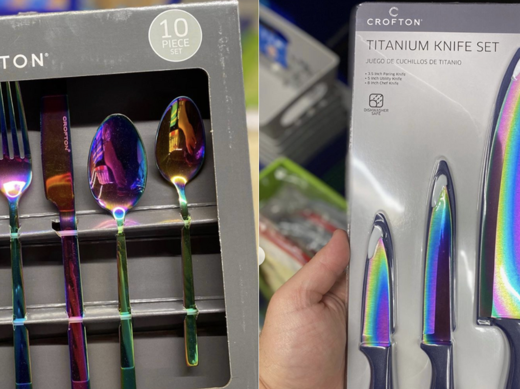 Aldi Sells Shiny Rainbow Utensils