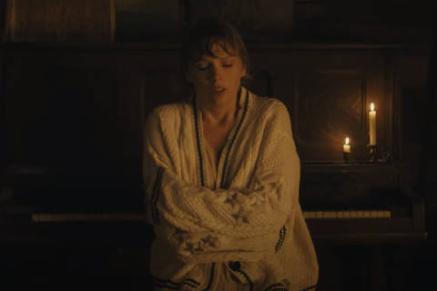 taylor swift cardigan music video outfit