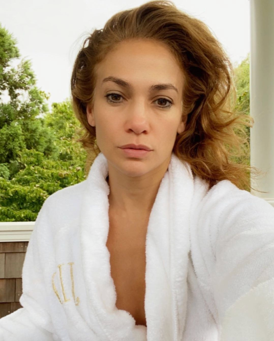 Jennifer Lopez Shares No Makeup, No Filter Getting Ready Instagram –  SheKnows