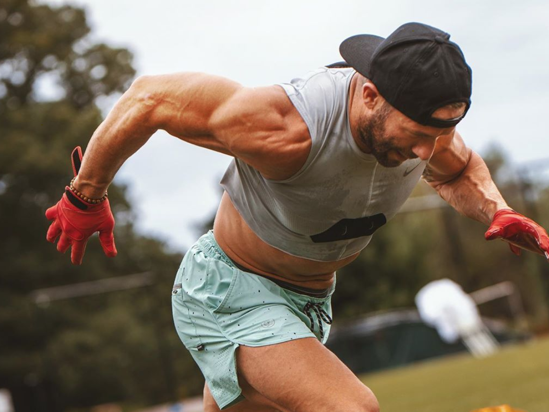 Julian Edelman's Abs Look Shredded in New Photos With Cam Newton