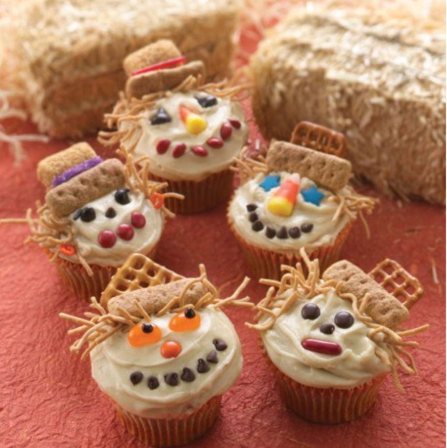 scarecrow cupcakes land o lakes