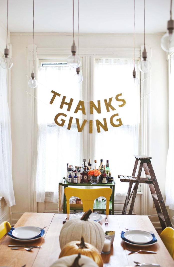 a beautiful mess thanksgiving garland