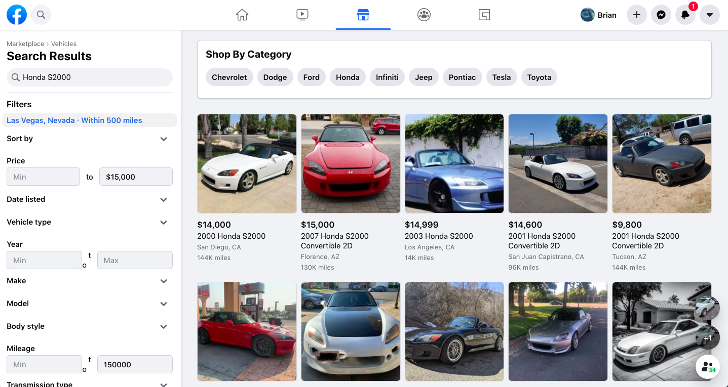 Look at facebook marketplace for vehicles in saskatoon