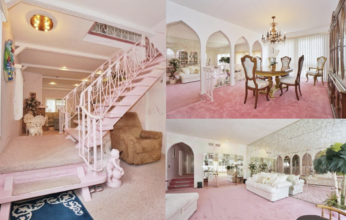 1970 style home pink